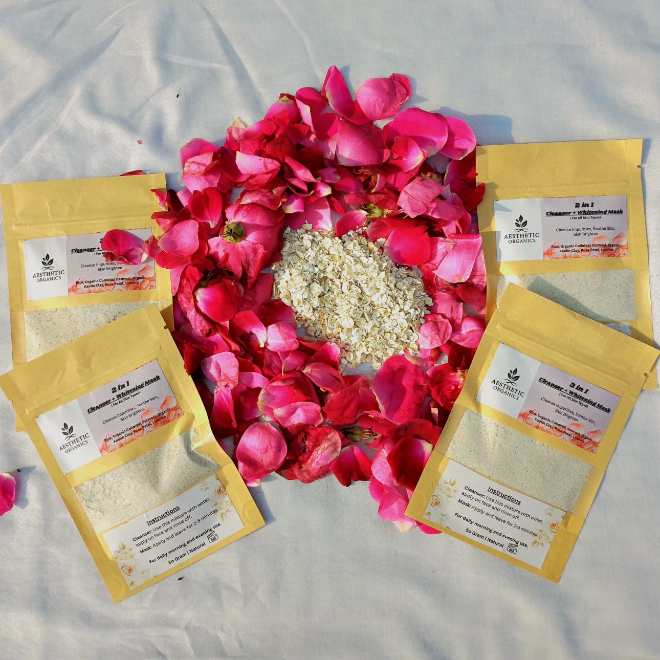 2 in 1 cleanser + Whitening Face Mask